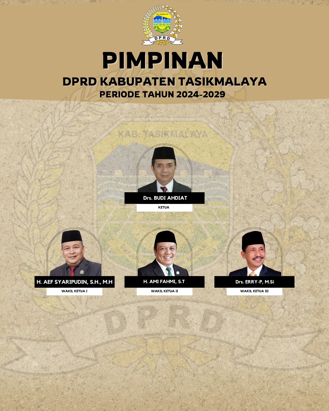 PIMPINAN DPRD KABUPATEN TASIKMALAYA